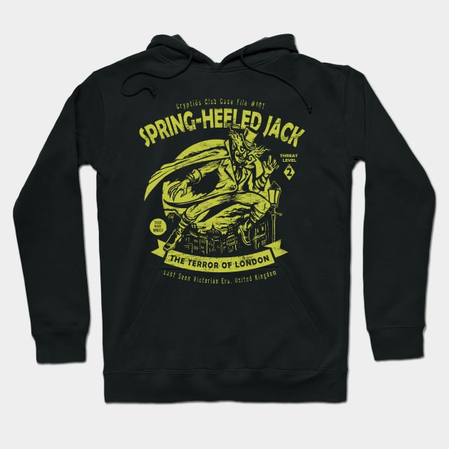 Spring-Heeled Jack - Cryptids Case Club #101 Hoodie by heartattackjack